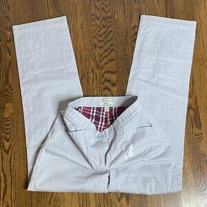 L.L. Bean Classic Fit Flannel lined khaki pants size 6 M/T NWT women's